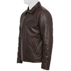 Breathable Genuine <b>Leather</b> <b>Jacket</b> Men's Casual Bomber <b>Leather</b> <b>Jacket</b> Dyed Autumn <b>Winter</b> Men's <b>Jackets</b> - Product Image 2