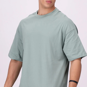 เสื้อยืดโอเวอร์ไซส์ผ้าฝ้าย 100% สไตล์สตรีทแวร์ น้ำหนักเบา สำหรับผู้ชาย คุณภาพดีที่สุด รุ่นล่าสุด เหมาะสำหรับกิจกรรมกลางแจ้ง - Product Image 4
