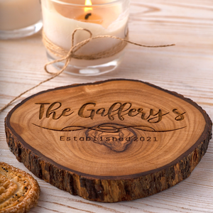 Handcrafted Natural Acacia Wooden <b>Slice</b> Coasters Polished Bark Viking Symbol Engraving <b>Wood</b> Crafts Wooden Boxes Wall Signs - Product Image 1