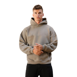 Sweat-shirts à capuche décontractés pour hommes, tissu respirant, design surdimensionné avec coupe décontractée pour un usage quotidien, sweat-shirts pour hommes - Product Image 6