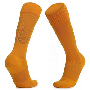 Chaussettes de sport pour hommes, baseball, football, soccer, hockey, couleurs personnalisées, unies, longues, invisibles, 100% coton, séchage rapide, respirantes - Product Image 5