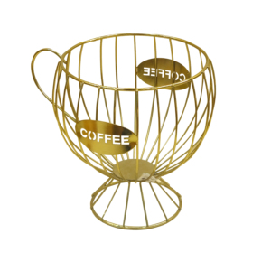 Black Metal <b>Wire</b> <b>Storage</b> <b>Basket</b> With Bat Handle Home Decor Bowl Organizer - Product Image 5