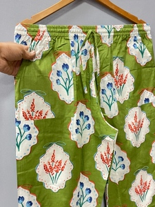 Women's Pure Cotton <b>Pyjamas</b> Set Breathable Lounge Wear Including Pants Shirt Soft Night Suit Plus Size Bridesmaid SwimWear - Product Image 5