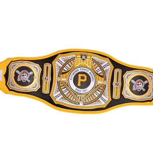Ceinture de champion des Pirates de Pittsburgh personnalisable, ceinture de baseball et de lutte de haute qualité, ceinture de titre sportif de collection pour les fans - Product Image 2