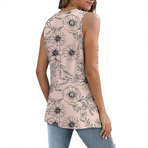 Black Summer <b>Plus</b> <b>Size</b> Casual Breathable Women Tank <b>Top</b> - Product Image 3