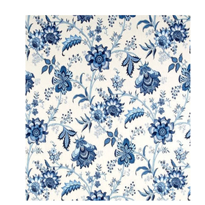 Blue Hamptons Style Floral Indoor <b>Cushion</b> <b>Cover</b> - Product Image 2