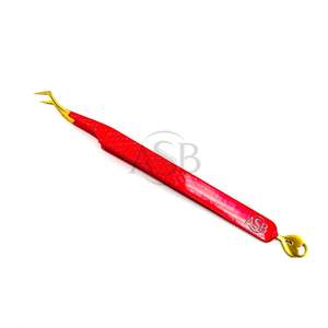 Pinzas para extensión de pestañas tipo Z rusas con diseño de corazón y llave, logotipo personalizado impreso, herramienta de belleza de acero inoxidable. - Product Image 5