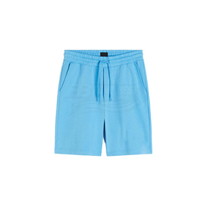 Shorts de bain et de surf pour hommes en toile tricotée 100 % coton, taille mi-haute élastique, séchage rapide, respirant, imperméable avec poches, OEM - Product Image 1
