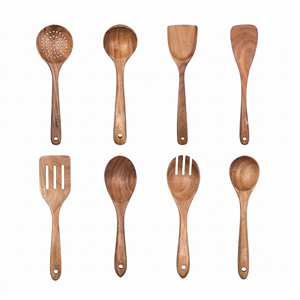Cucharas de madera de ébano oscuro, herramientas especiales para la elaboración artesanal de pan, presentación elegante de alimentos finos, de Vietnam. - Product Image 6