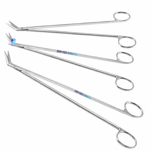 Tijeras Quirúrgicas de Acero Inoxidable DeBAKEY-POTTS, 6.5 Pulgadas (16.5 cm), Hoja de 25 mm, Punta Roma, Acabado Espejo, Instrumento Médico con Certificación CE por DMD - Product Image 4