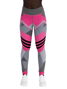 Leggings Deportivos Estampados de Cintura Alta para Mujer, Ropa Deportiva Geométrica al por Mayor, Pantalones de Yoga para Entrenamiento - Product Image 2