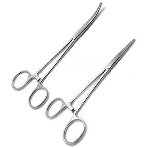 NEMAS CARE INTERNATIONAL Juego de Pinzas Hemostáticas Rankin Crile Rectas y Curvas de 6.25 Pulgadas, Pinza Quirúrgica de Acero Inoxidable para Veterinaria - Product Image 3