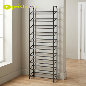 MIT SALE EBay Wholesale Taiwan Household Furniture Manufacturer Modern Portable Metal 10 tier Shoe Rack - Product Image 5