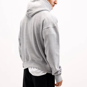 Sudadera con capucha de una sola capa de alta calidad, con cremallera y mangas largas, disponible al por mayor para hombres 2026 - Product Image 1