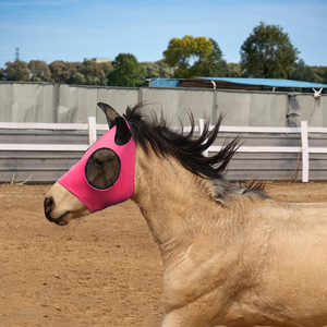 Máscara Antimoscas para Caballos de Malla de Poliéster de Alta Calidad con Diseño Personalizado, Servicio OEM para Uso Ecuestre por Ilfas Industries - Product Image 2