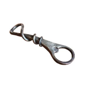 Ouvre-bouteille élégant en fer fini noir mat avec revêtement en poudre, idéal pour la décoration de bar, ouvre-bouteille pour vin, tire-bouchon, parfait pour offrir en cadeau - Product Image 4