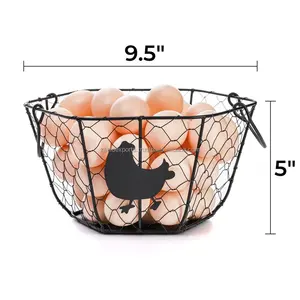 Modern Rectangular Stainless Steel Wire Basket Stylish Organizer Handmade Art Dish Drying Mat Foldable Dishwasher Microwave Safe - Product Image 2
