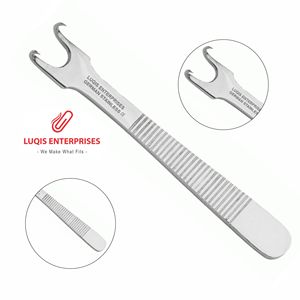 Retractor Nasal Gubisch Kilner con Puntas Afiladas de Acero Inoxidable, Instrumento Quirúrgico para Rinoplastia ORL, Reutilizable - Product Image 1