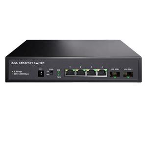 2,5Gb Netzwerk-Switch Unmanaged 4*10/100/1000M/2,5G RJ45-Ports mit 2*10G SFP Uplink-Ports mit VLAN-Modus - Product Image 2