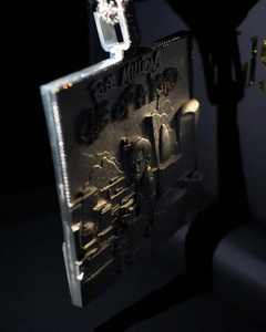 จี้ตัวอักษรเงินแท้ 925 ประดับโมอิสซาไนต์ระยิบระยับ ชุบโรเดียม ผ่านการทดสอบเพชร จี้โมอิสซาไนต์แบบ Iced Out - Product Image 2