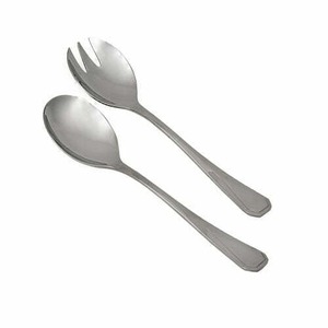 Stylish Mirror Finish Metal Salad Serving Set for Modern Dining Room and <b>Buffet</b> Styling - Product Image 4