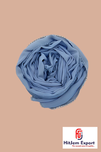 Soft Drape Neckwear Fabric Cotton Viscose Polyester Blend Lightweight <b>Scarf</b> Textile OEM ODM Private Label Custom Manufacturer - Product Image 3