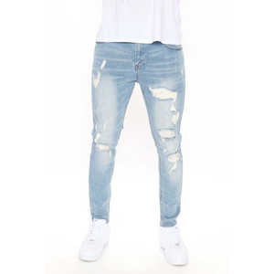 Venta al por mayor de pantalones vaqueros de corte de bota a la moda para hombre - Product Image 6