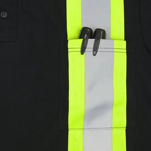 เสื้อโปโลผู้ชายแบบสะท้อนแสง Hi-Vis สำหรับงานอุตสาหกรรม ANSI Class 2 แบบสองสี พร้อมโลโก้สั่งทำพิเศษสำหรับพนักงานออฟฟิศ - Product Image 5
