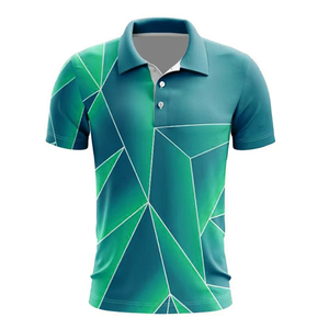 Polyester fabric Full Sublimation Print <b>Collar</b> <b>T</b> <b>Shirt</b> Uniform Workwear Mens Sublimation Polo <b>Shirt</b> Moisture Control USA - Product Image 2