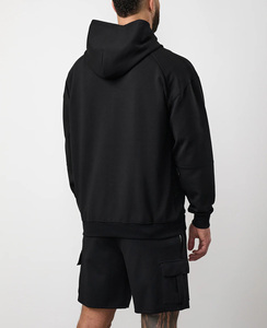 OEM Custom Men's Premium Full Zip Hoodie- Blank Sweatshirt Cotton Fleece Fabric Casual Wear Breathable Manufacturer Supply - Product Image 5
