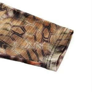 Camiseta de Manga Larga para Hombre, Protección Solar, Transpirable, Unisex, para Pesca al Aire Libre, con Protección para el Cuello - Product Image 5