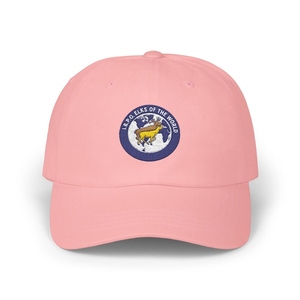 Gorra de Béisbol Elks Lodge al por Mayor, Gorra Rosa de Seis Paneles con Bordado Redondo del Emblema de Alce, Gorras Fraternales Personalizadas - Product Image 1
