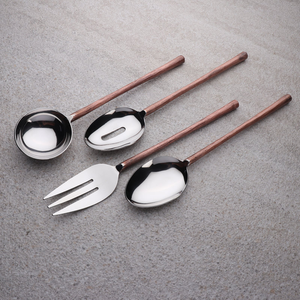 Ensemble de couverts professionnels en acier inoxydable pour la restauration, finition miroir moderne, couverts durables (couteau, cuillère, fourchette) au meilleur prix - Product Image 4