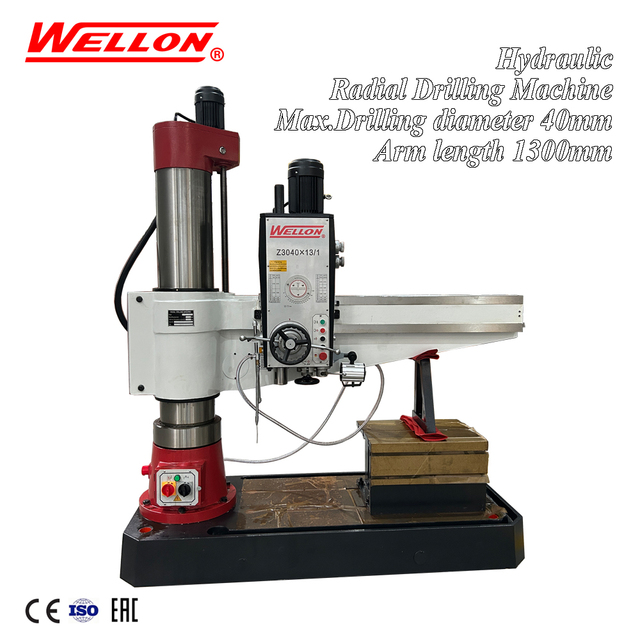 40mm Hydraulic Radial Drilling Machine Z3040x13/1 with 300mm Column Diameter and 1300mm Arm Length