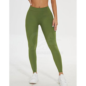 Butt Lifting Ruched Back <b>Leggings</b> Full Length Women Yoga Workout Running Gym Tights OEM ODM Women Full Length <b>Seamless</b> <b>Legging</b> - Product Image 2