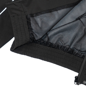 Chaqueta y Pantalones de Hombre de Tela de Nailon con Diseño de Rayas y Logotipo Bordado, Ropa Casual de Fabricación Personalizada - Product Image 4