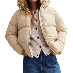 Veste matelassée pour homme, manteau d'hiver actif, longue veste rembourrée pour homme, vêtement d'extérieur épais sans capuche - Product Image 5