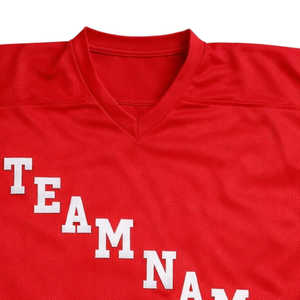 Camiseta de Hockey sobre Hielo Sublimada Roja Personalizada, Uniforme de Hockey Profesional con Nombre del Equipo, Camiseta Deportiva Transpirable para Hombre, Rendimiento de Élite - Product Image 5