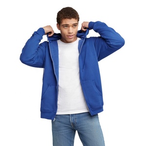 Sweat-shirt à capuche zippé personnalisé pour homme, en molleton de coton léger, style streetwear, pour la gym, fabrication OEM ODM en gros, usine - Product Image 5