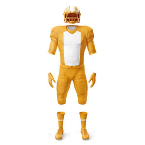 Hot Sale Adult American Football Uniform <b>Compression</b> Kits 100% Polyester Short Sleeve Printed Training Practice Team Wear - Product Image 6