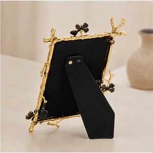Luxury Gold Metal <b>Twig</b> Photo Frame Handcrafted Botanical Picture Frame for Tabletop Home <b>Decor</b> and Wedding Gifts - Product Image 3