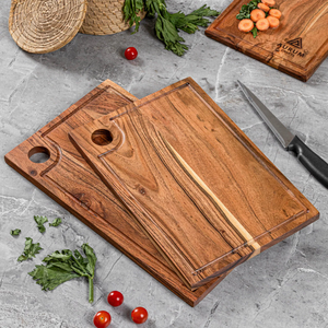 Planche à découper et à servir en bois de manguier de qualité supérieure pour hôtels, cafés, restaurants et services de traiteur - Product Image 5