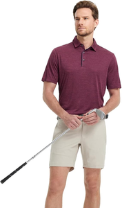 เสื้อโปโลผู้ชายลำลอง ขายดี ดีไซน์ใหม่ รับทำโลโก้ สีพื้น ระบายอากาศได้ดี บริการ OEM สำหรับผู้ชาย - Product Image 2