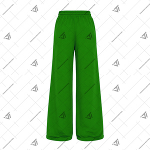 Wholesale Greek Chi Eta Phi Sorority Clothing 1932 Women Wide Leg Track Pants with Curved Woven Striped Side Panels - Product Image 2