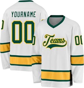 Custom High Quality 100% Polyester Eco-Friendly Quick Dry Adult Ice Hockey Jersey with Sublimated Printing - Product Image 6
