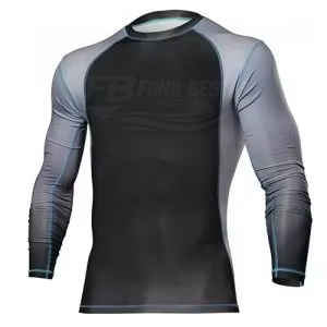 Wholesale New Custom Men's Rash Guard <b>Surfing</b> Diving Shirts Full Sleeve Eco-Friendly Quick Dry Compression Breathable - Product Image 5