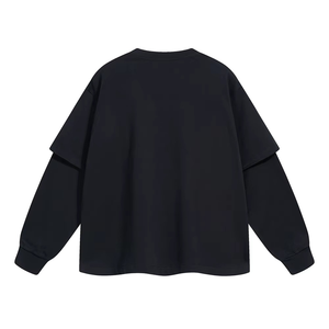 Camisetas de Manga Larga para Hombre, Personalizadas, 305 g/m², Doble Capa, Lisas, Talla Grande, 100% Algodón, Venta al Por Mayor - Product Image 2