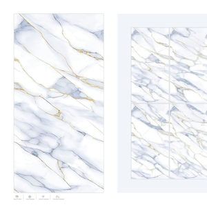 Azulejos de Porcelana Contemporáneos y Elegantes de 60X120CM 600X1200MM 24X48 con Acabado Brillante, Formato Grande, Superficie Premium para Uso Residencial - Product Image 1