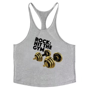 Vente en gros : Débardeur en coton pour homme, sans manches, respirant, pour la gym et le fitness, idéal pour l'été, style décontracté, uni, en vrac - Product Image 4