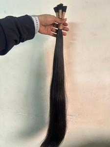 Extensiones de Cabello Humano Remy 100% al por Mayor, con Punta Plana (K-tip), Super Double Drawn, Liso Natural - Product Image 2